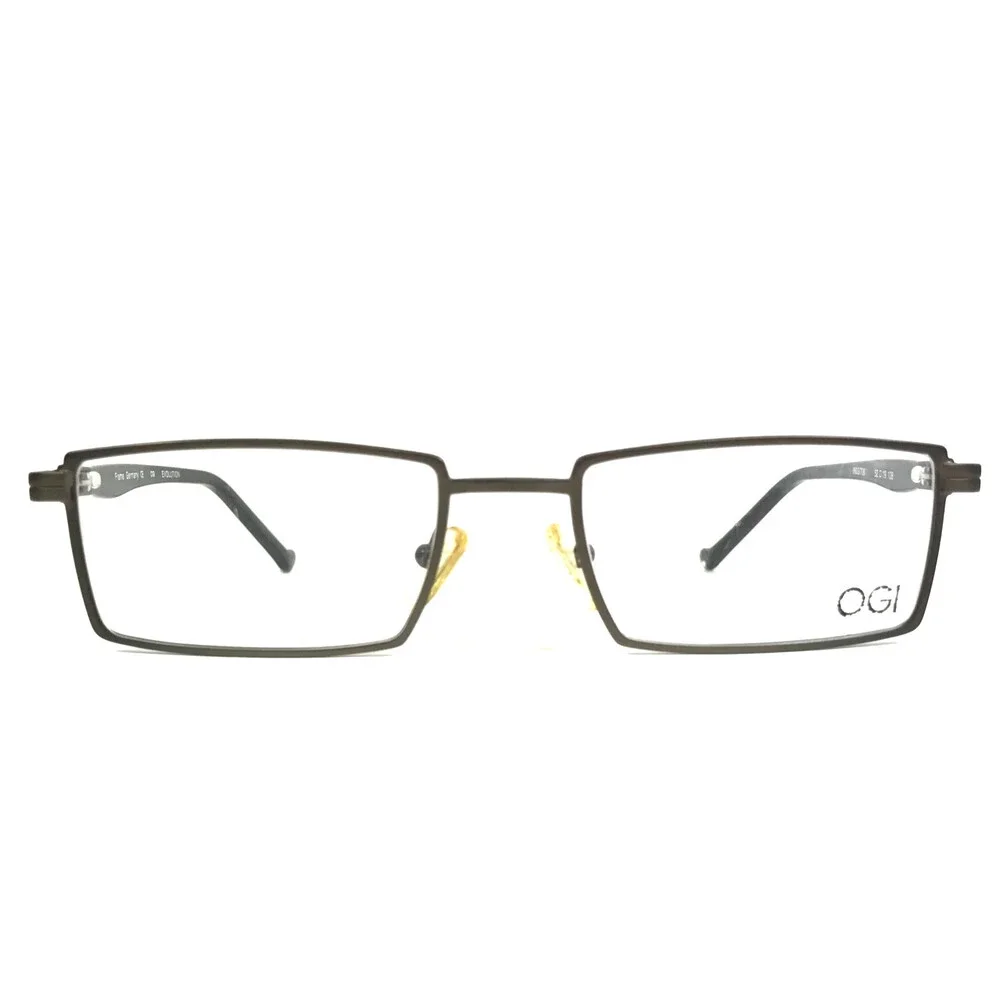 OGI Eyeglasses Frames EVOLUTION 9603/706 Black Gray Rectangle Full Rim 52-19-138